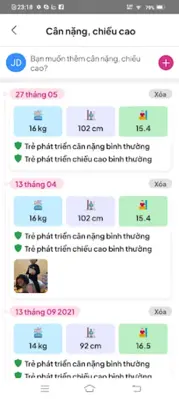 Sổ Bà Mẹ Và Trẻ Em android App screenshot 2